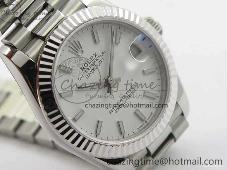 0215 Lightweight Datejust 31mm 278275 SS BP Maker Best Edition White Stick Markers Dial on SS President Bracelet 3100